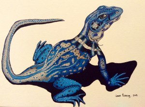 Blue lizard