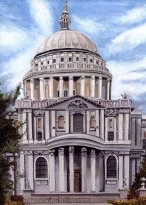 Front of St Pauls Cathedral